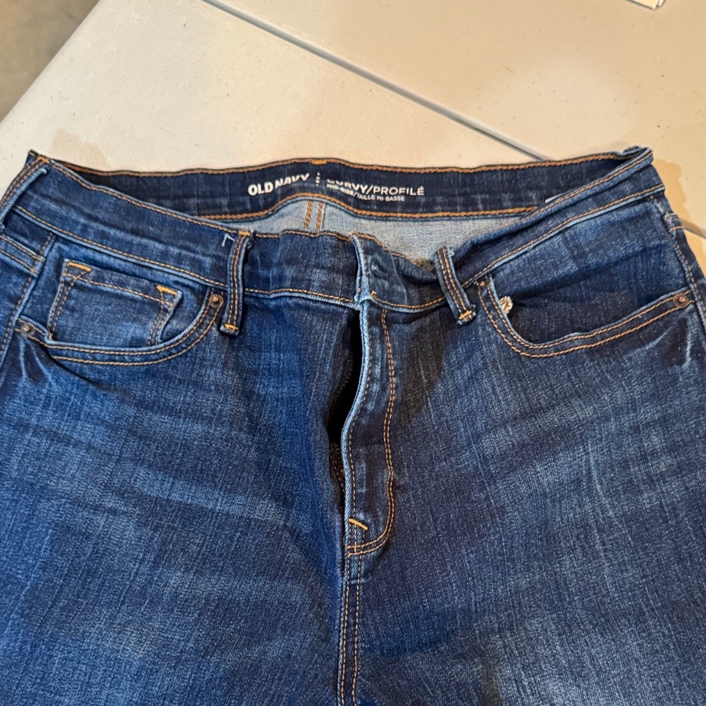 Old Navy Men's Dark Blue Skinny Jeans